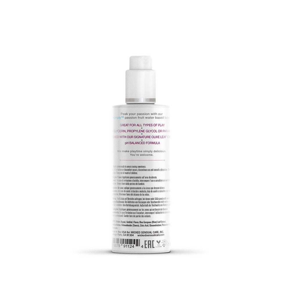 Simply Aqua Lube Passion Fruit
