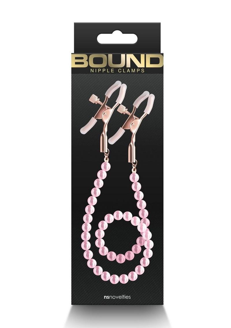 Bound Nipple Clamps Dc1 Rose Gld/pnk