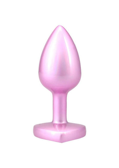 Booty Bling Heart Metal Plug Sm Pnk