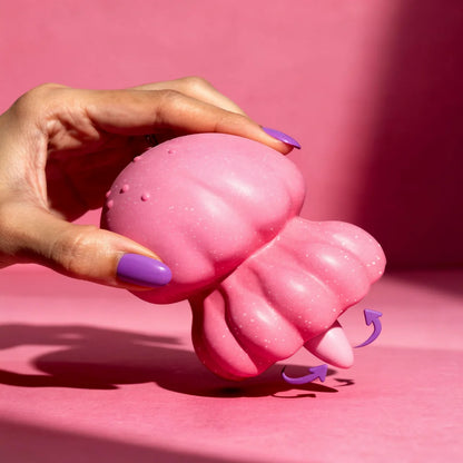 Glow Jelly Licking & Vibrating Stimulator