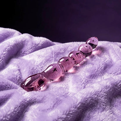 Icicles No. 43 Pink Glass Dildo