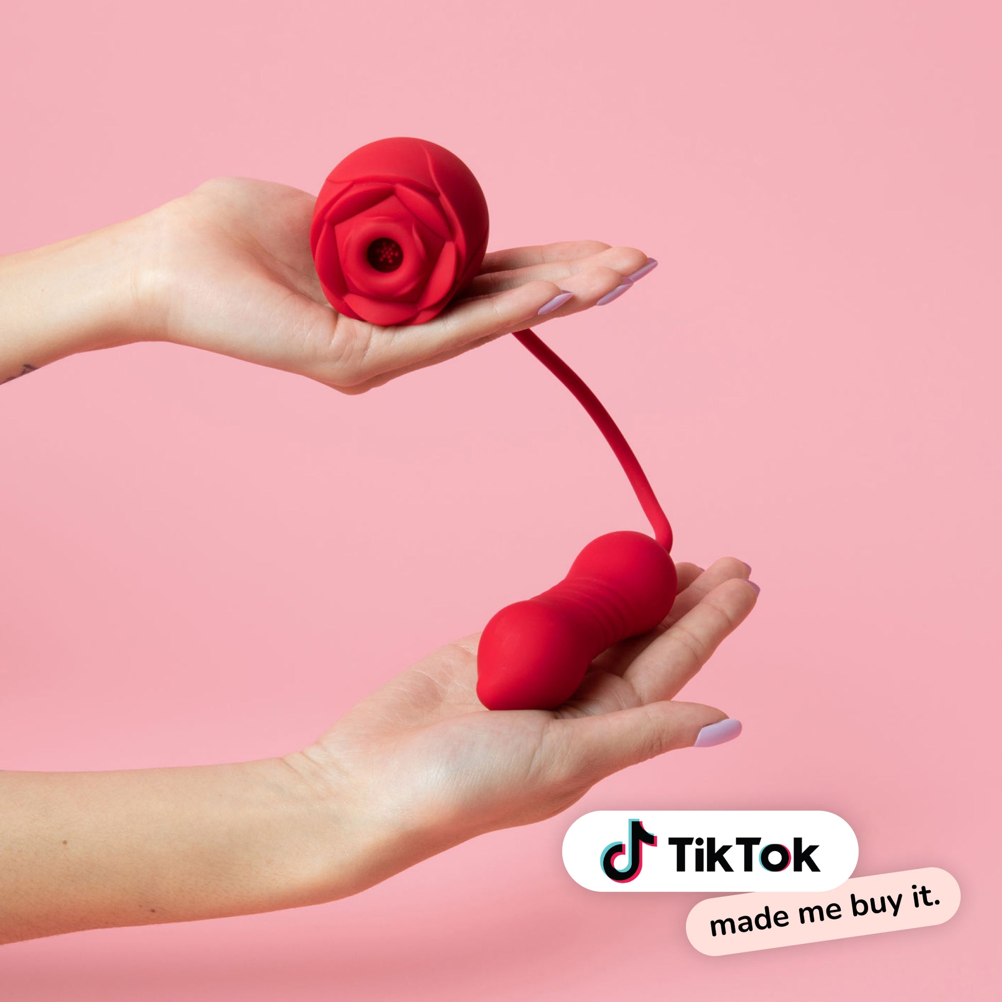 Blossom Pro Suction Rose Toy with Bullet | PikaVibe Blossom Pro Suction Rose Toy with Bullet | PikaVibe