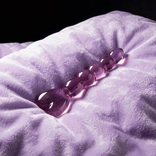 Icicles No. 43 Pink Glass Dildo