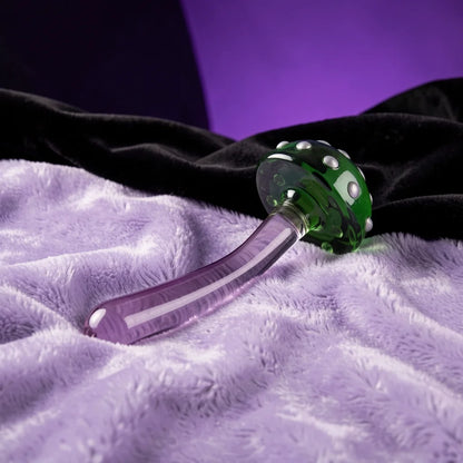 Magic Mushroom Glass Dildo