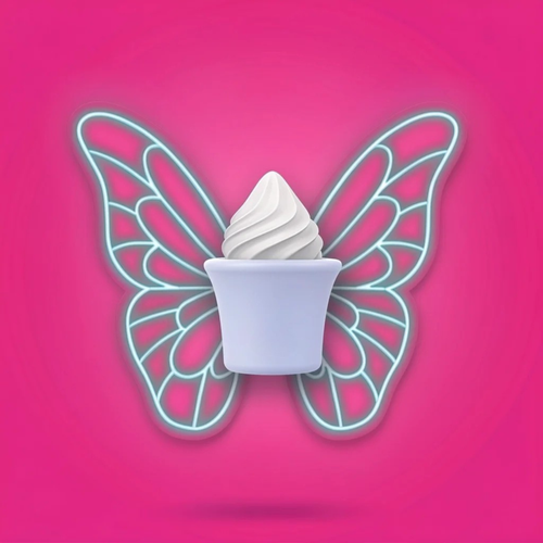 Pikavibe Sprinkles soft vibe with a plush ice-cream-style swirl tip in purple.